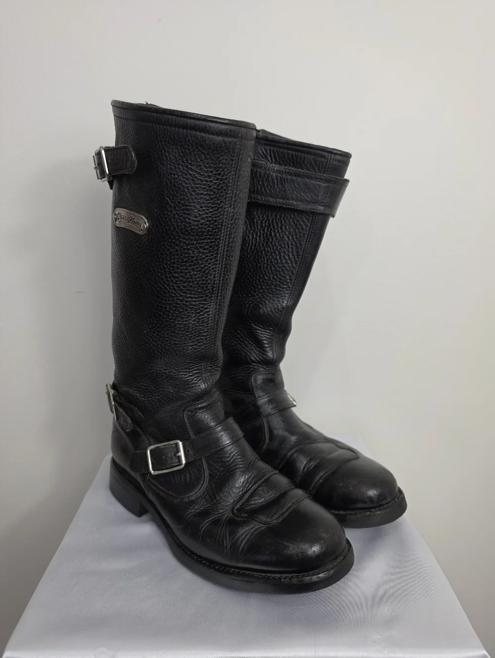 GASOLINA Classic Motorcycle Boots  Size 9US - Picture 3 of 14